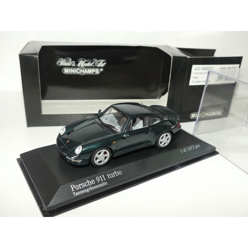 PORSCHE 911 TURBO 993 1995 Vert MINICHAMPS 1:43