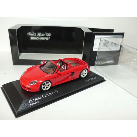 PORSCHE CARRERA GT 2003 Rouge MINICHAMPS 1:43