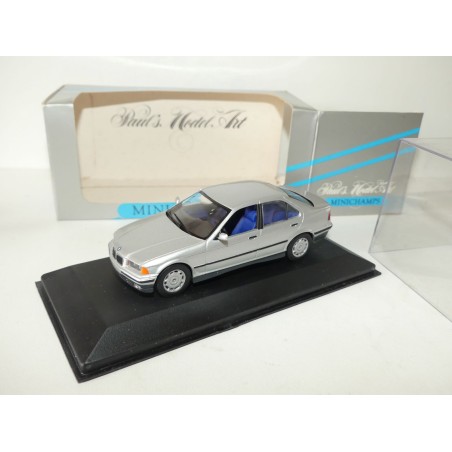 BMW SERIE 3 E36 4 PORTES 1992 Gris Clair MINICHAMPS 1:43