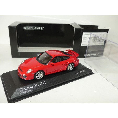 PORSCHE 911 GT2 997 2007 Rouge MINICHAMPS 1:43