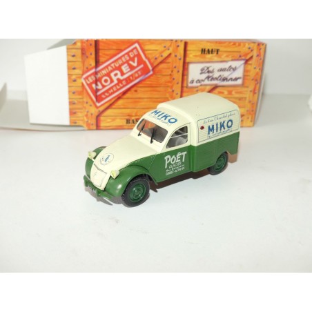 CITROEN 2CV N°074 FOURGONNETTE MIKO POET NOREV 1:43 boite carton