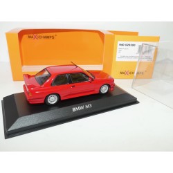 BMW M3 E30 1987 Rouge MAXICHAMPS MINICHAMPS 1:43