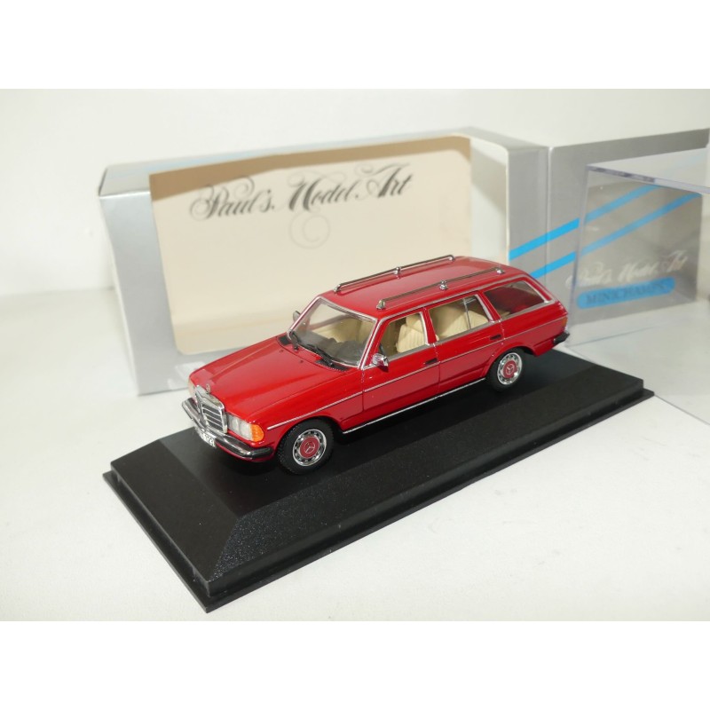 MERCEDES 200 T BREAK W123 Rouge MINICHAMPS 1:43