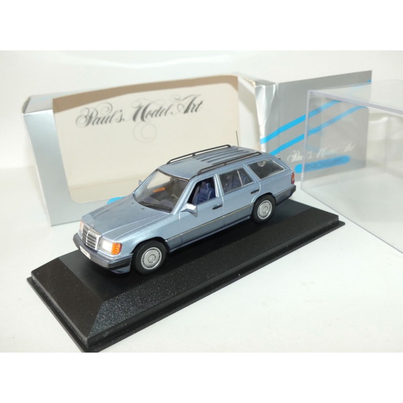 MERCEDES CLASSE E 230 TE BREAK W124 1991 Bleu MINICHAMPS 1:43