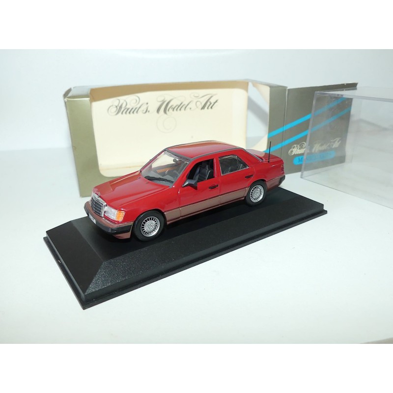 MERCEDES CLASSE E 300 D TURBO W124 Rouge MINICHAMPS 1:43