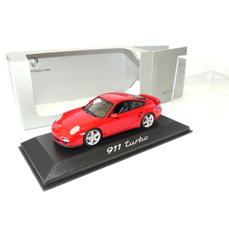 PORSCHE 911 TURBO 997 Rouge MINICHAMPS 1:43