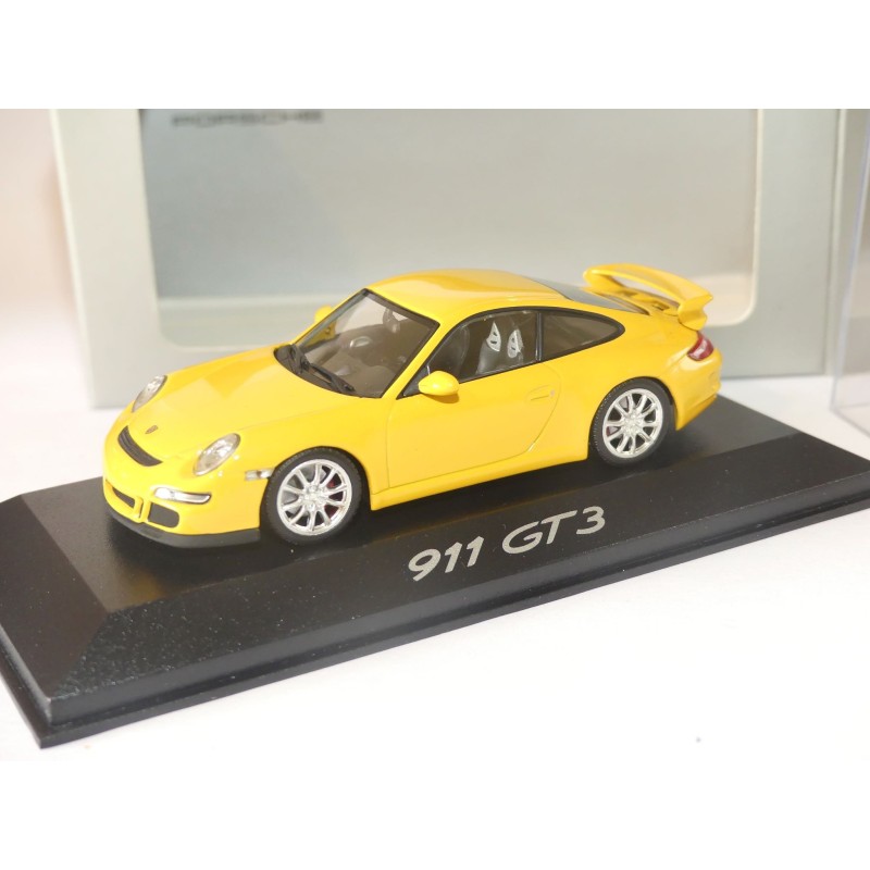 PORSCHE 911 GT3 997 Jaune MINICHAMPS 1:43