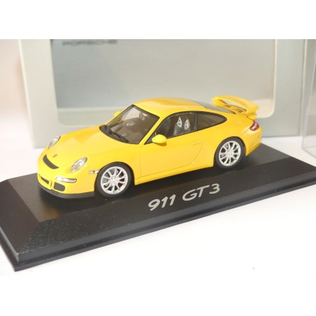 PORSCHE 911 GT3 997 Jaune MINICHAMPS 1:43