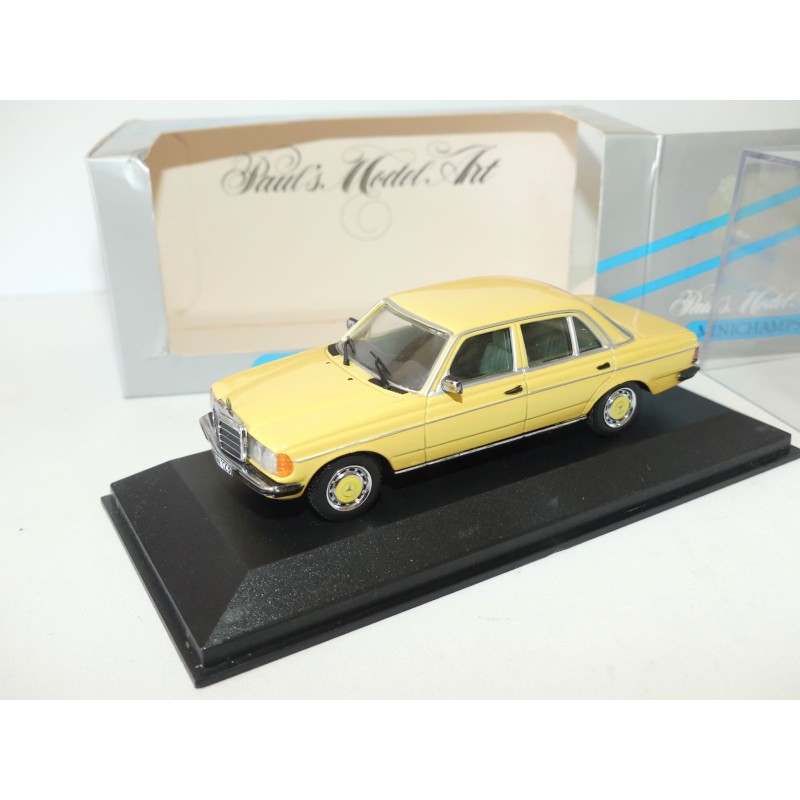 MERCEDES 200 D LIMOUSINE W123 Jaune MINICHAMPS 1:43