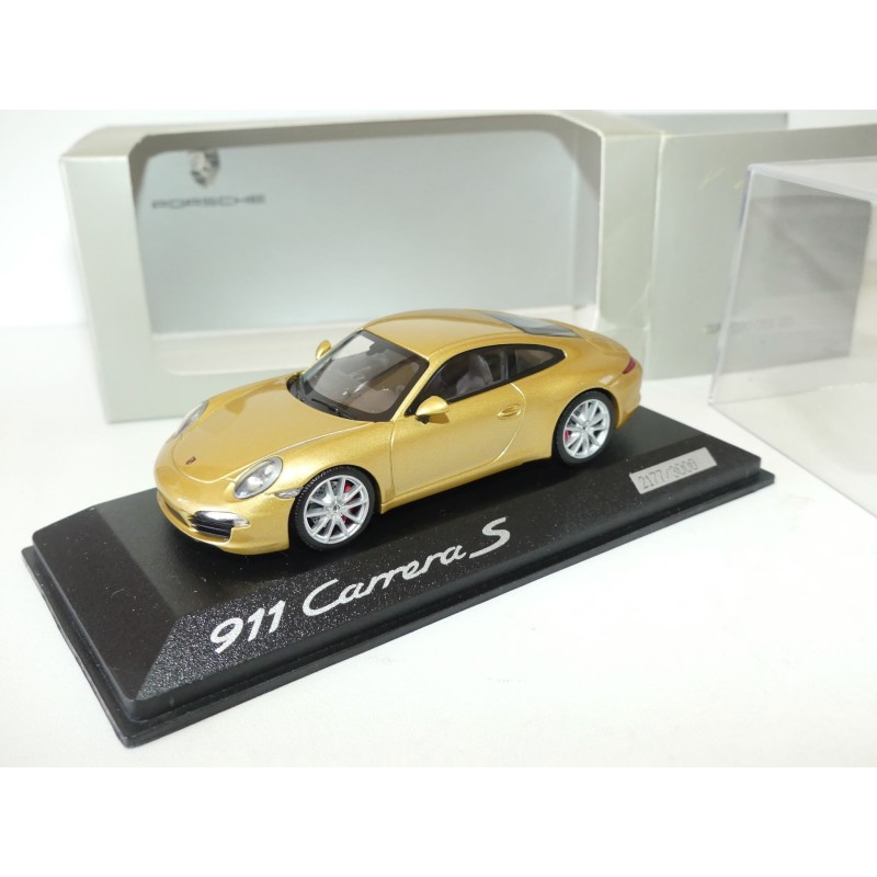PORSCHE 911 CARRERA S 991 2012 Gold MINICHAMPS 1:43