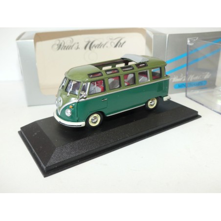 VW COMBI T1 BUS SAMBA Vert MINICHAMPS 1:43