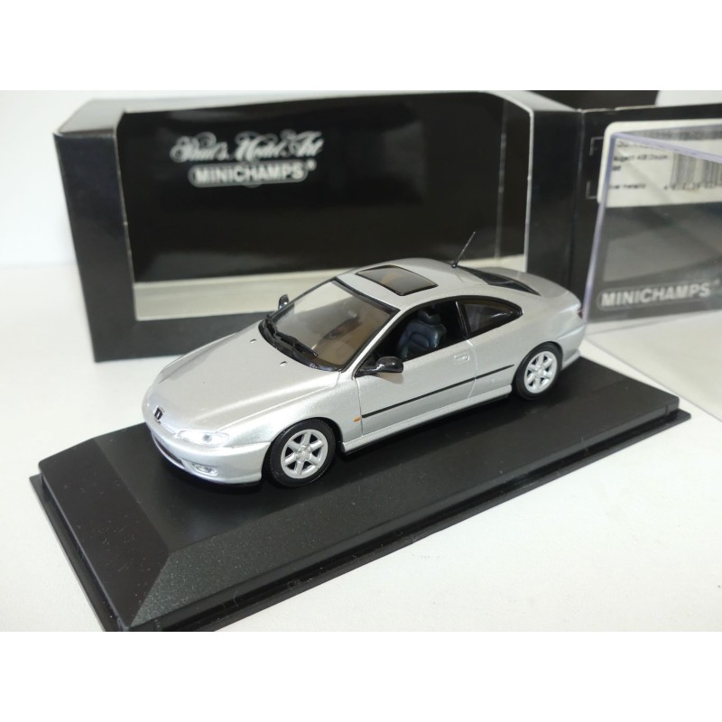 PEUGEOT 406 COUPE 1997 Gris MINICHAMPS 1:43
