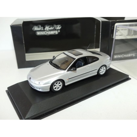 PEUGEOT 406 COUPE 1997 Gris MINICHAMPS 1:43