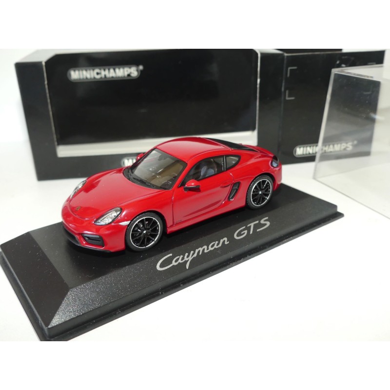 PORSCHE CAYMAN GTS Rouge MINICHAMPS 1:43