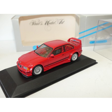 BMW M3 GTR E36 STREET 1993 Rouge MINICHAMPS 1:43