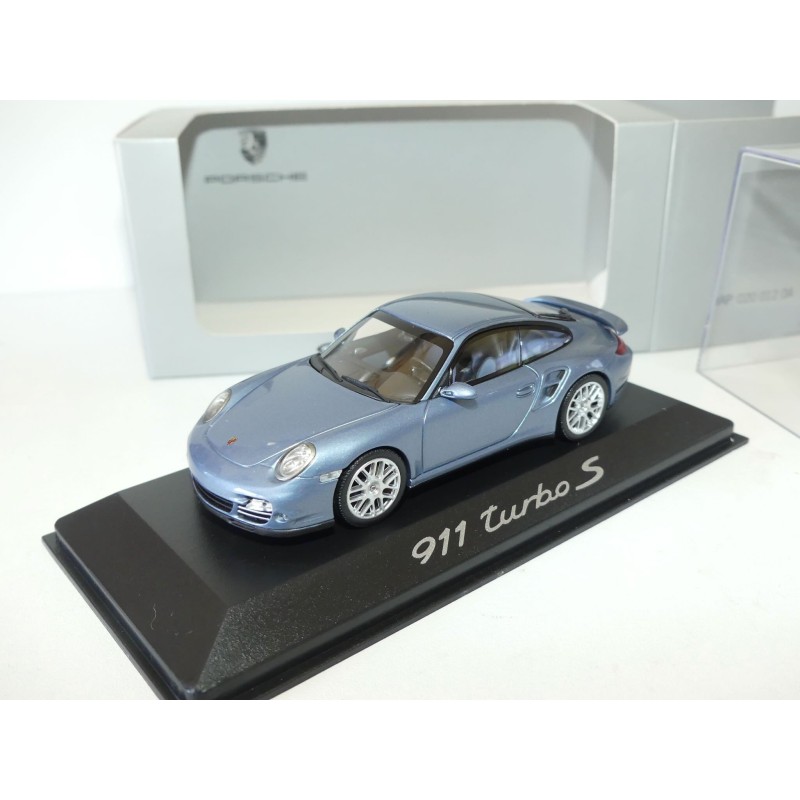 PORSCHE 911 TURBO S 997 Bleu MINICHAMPS 1:43