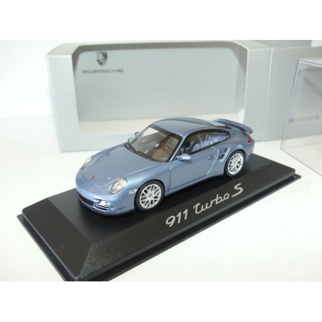 PORSCHE 911 TURBO S 997 Bleu MINICHAMPS 1:43