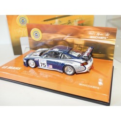 PORSCHE 911 GT3 RS N°75 LE MANS 2002 MINICHAMPS 1:43