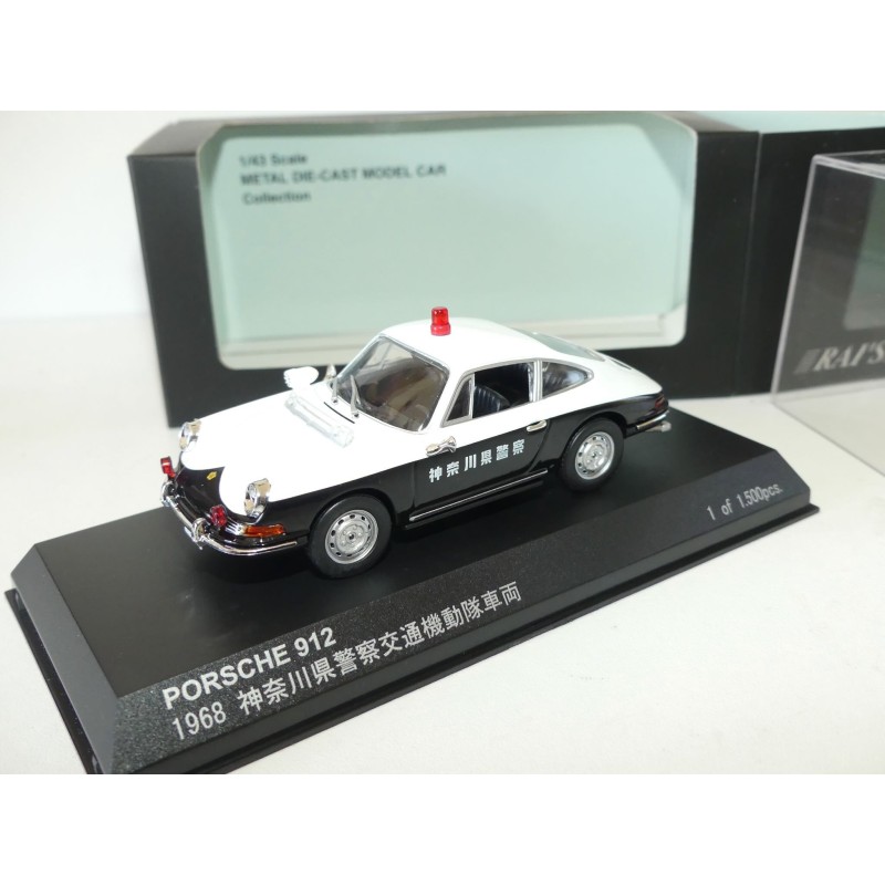 PORSCHE 912 POLICE CAR 1968 RAI\'S KYOSHO 1:43