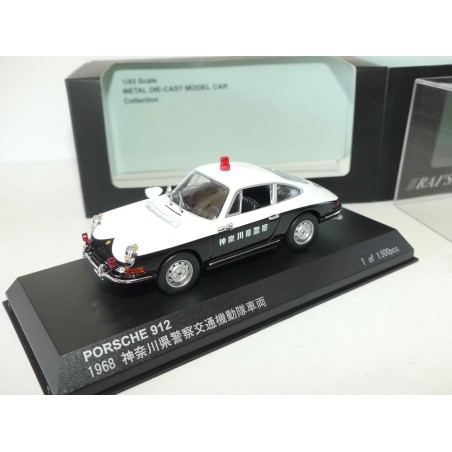 PORSCHE 912 POLICE CAR 1968 RAI\'S KYOSHO 1:43