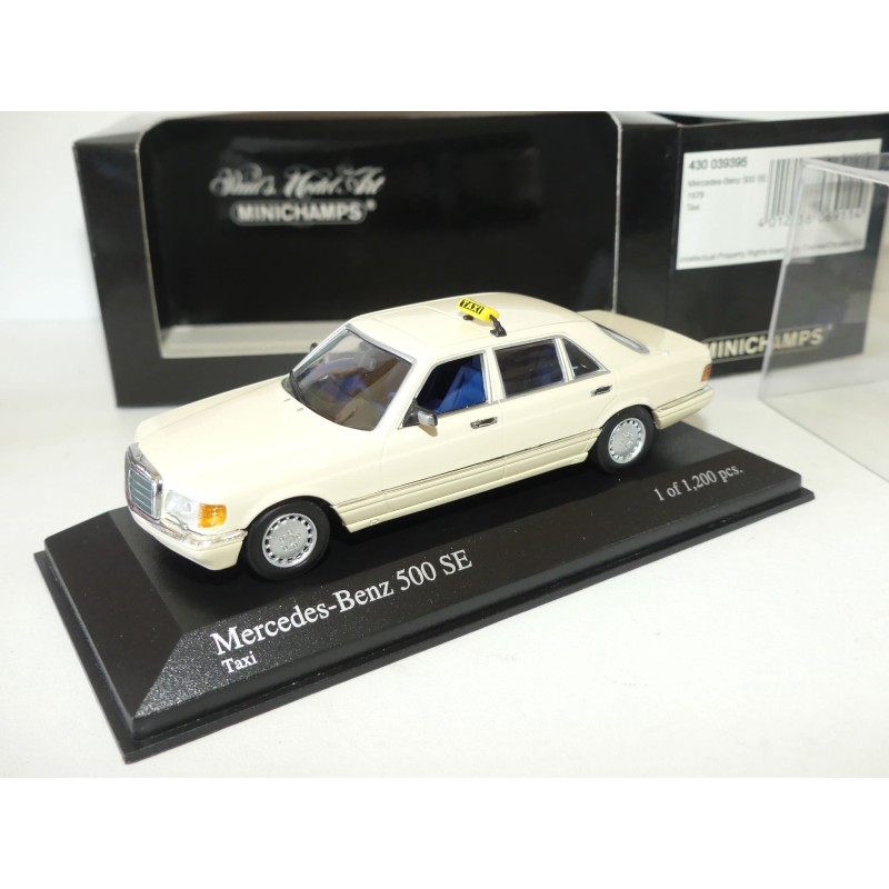 MERCEDES 500 SE 1979 TAXI MINICHAMPS 1:43