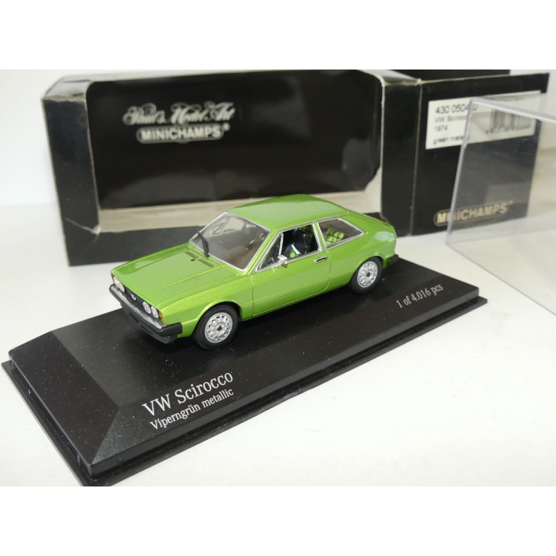 VW SCIROCCO I 1974 Vert MINICHAMPS 1:43