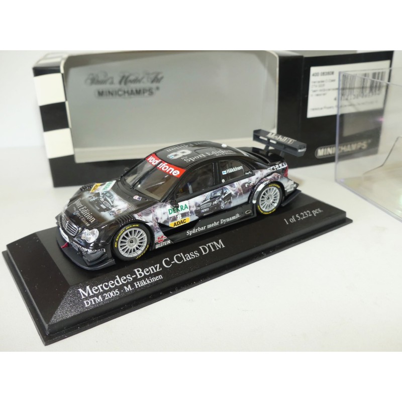 MERCEDES CLASSE C N°8 DTM 2005 M. HAKKINEN MINICHAMPS 1:43