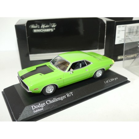 DODGE CHALLENGER R/T 1970 Vert MINICHAMPS 1:43