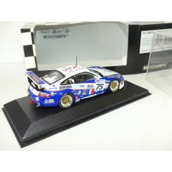 PORSCHE 911 GT3 RS NÂ°75 LE MANS 2004 MINICHAMPS 1:43 ArrivÃ©e 23Ã¨me