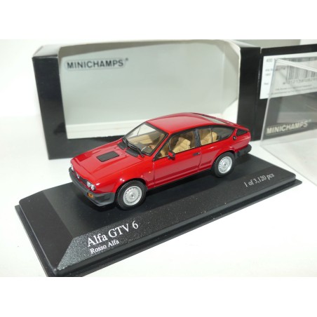 ALFA ROMEO GTV 6 1983 Rouge MINICHAMPS 1:43