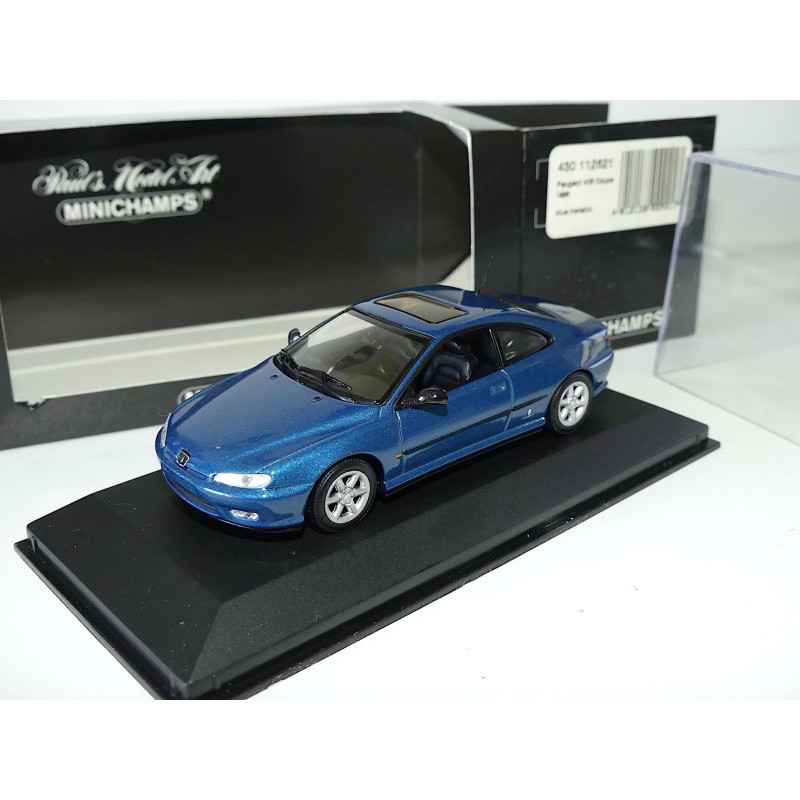 PEUGEOT 406 COUPE 1996 Bleu MINICHAMPS 1:43
