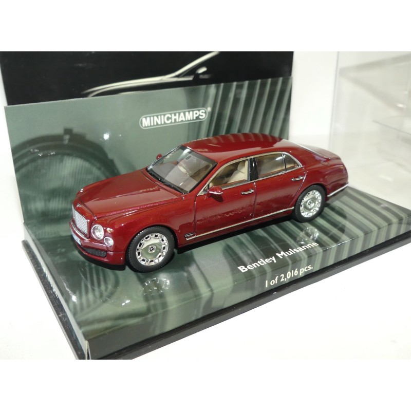 BENTLEY MULSANNE 2010 Bordeaux MINICHAMPS 1:43