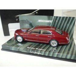 BENTLEY MULSANNE 2010 Bordeaux MINICHAMPS 1:43