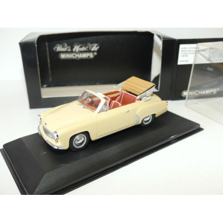 WARTBURG 311/2 CABRIOLET  1959 Beige MINICHAMPS 1:43