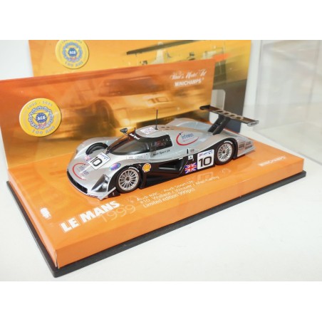 AUDI R8C NÂ°9 LE MANS 1999 MINICHAMPS 1:43 ArrivÃ©e 43Ã¨me Abd