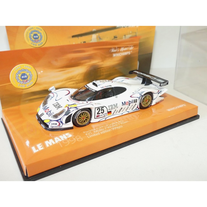PORSCHE 911 GT1 N°25 LE MANS 1998 MINICHAMPS 1:43
