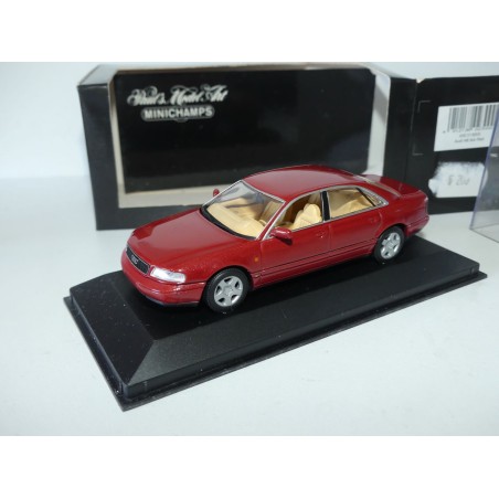 AUDI A8 D2 Phase 1 Rouge Isis MINICHAMPS 1:43