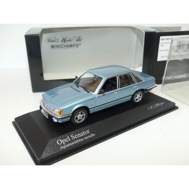 OPEL SENATOR 1980 Bleu MINICHAMPS 1:43