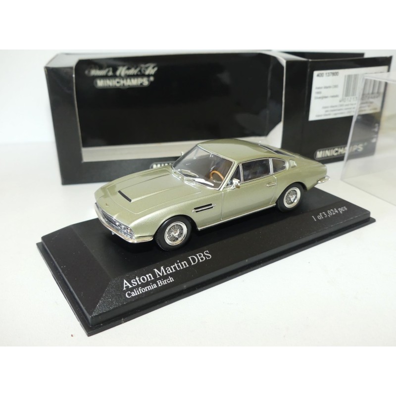 ASTON MARTIN DBS 1969 SILVERGREEN MINICHAMPS 1:43