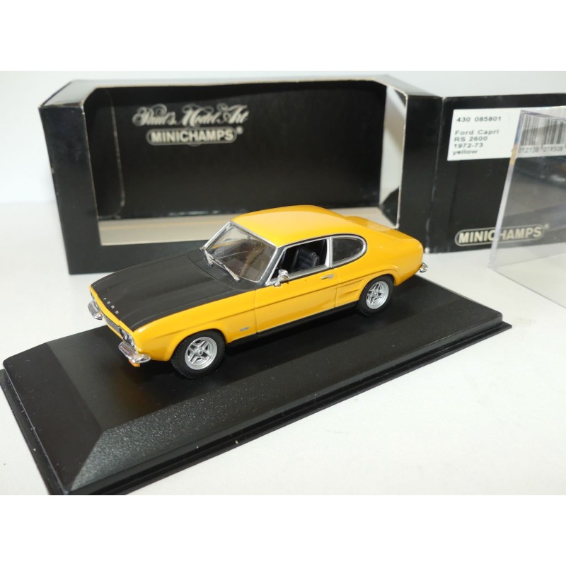 FORD CAPRI RS 2600 1972-73 Orange MINICHAMPS 1:43