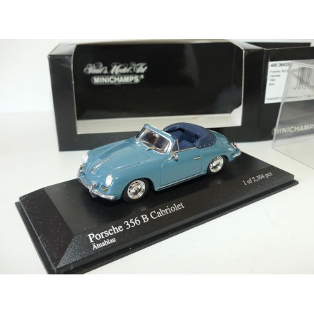 PORSCHE 356 B CABRIOLET 1960 Bleu MINICHAMPS 1:43