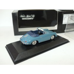PORSCHE 356 B CABRIOLET 1960 Bleu MINICHAMPS 1:43
