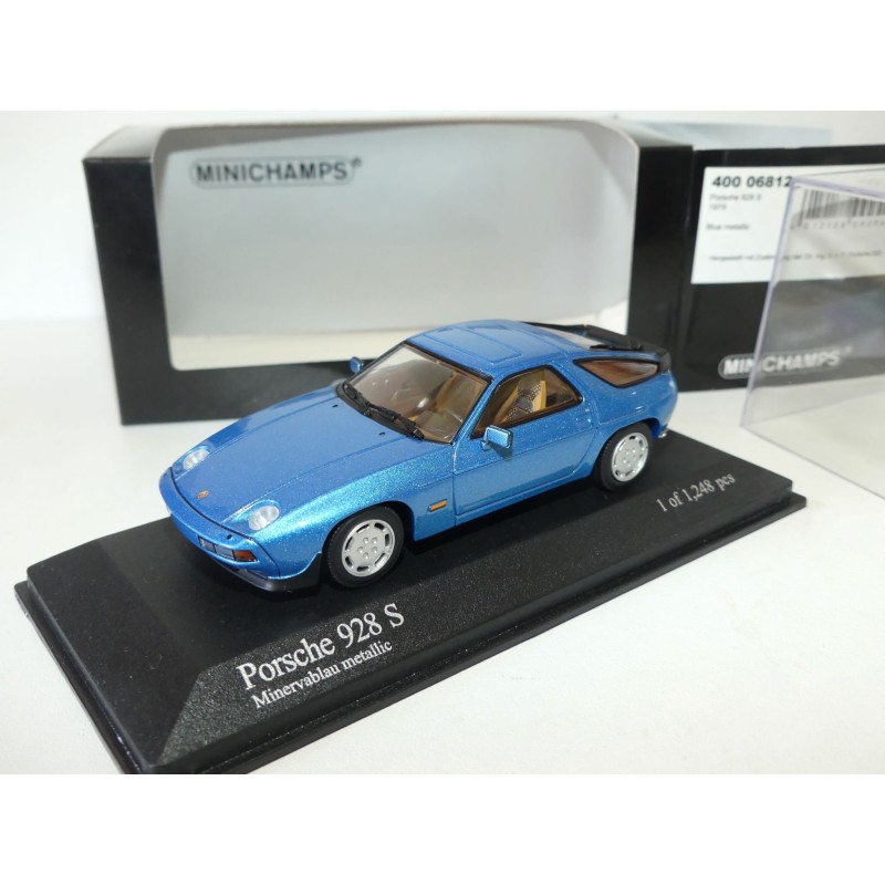 PORSCHE 928 S 1979 Bleu MINICHAMPS 1:43
