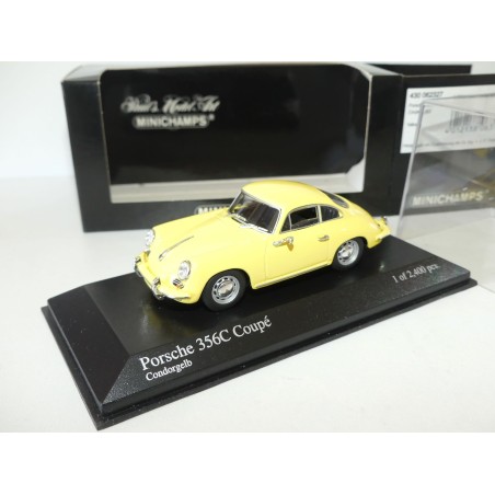 PORSCHE 356 C COUPE 1963 Jaune MINICHAMPS 1:43