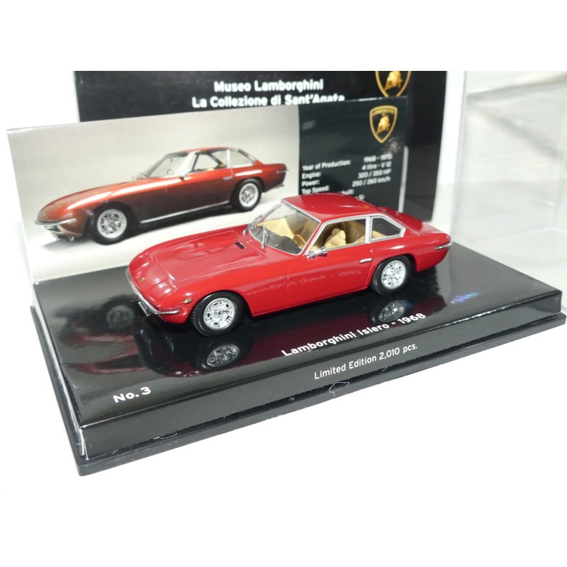 LAMBORGHINI ISLERO 1968 Rouge MINICHAMPS 1:43