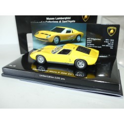 LAMBORGHINI MIURA P 400 SV 1971 Jaune MINICHAMPS 1:43