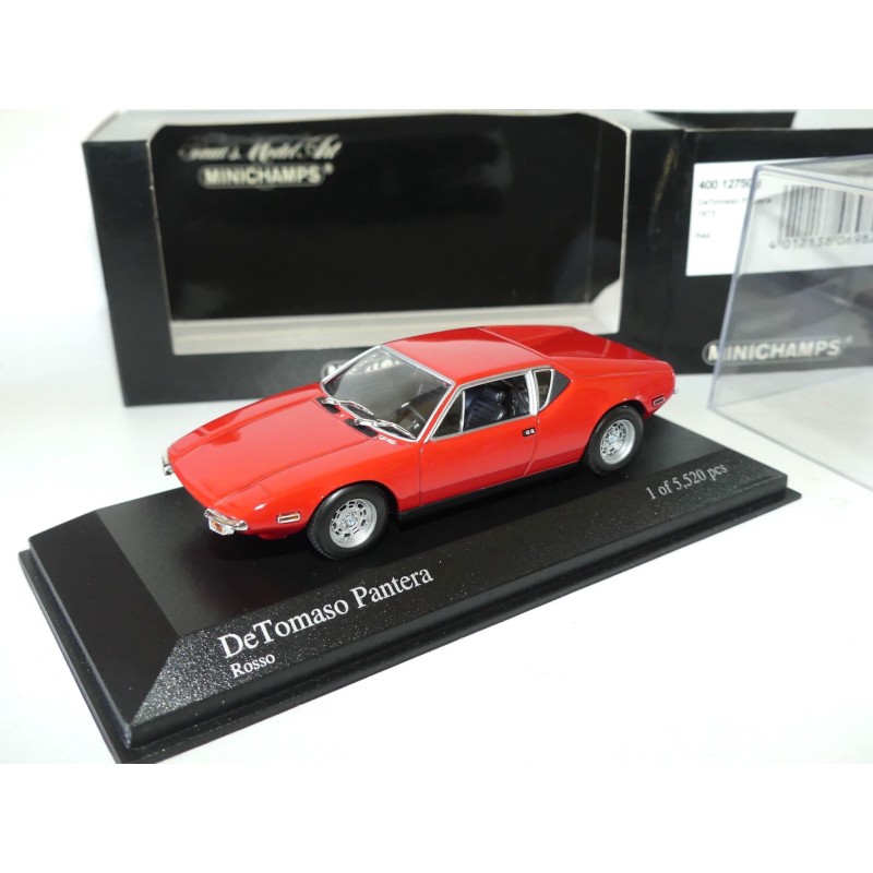 DE TOMASO PANTERA 1972 Rouge MINICHAMPS 1:43