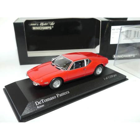 DE TOMASO PANTERA 1972 Rouge MINICHAMPS 1:43