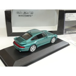 PORSCHE 911 TURBO 993 1995 Turquoise MINICHAMPS 1:43