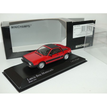 LANCIA BETA MONTECARLO 1980 Rouge MINICHAMPS 1:43